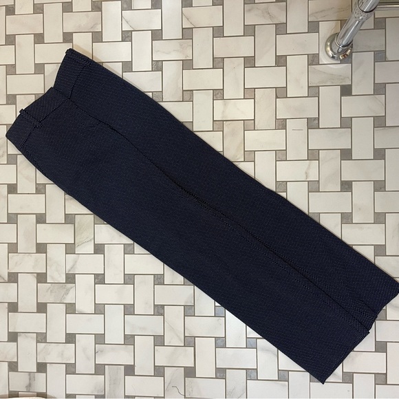 Ann Taylor Factory Blue and White Polka Dot Trouser Pants - Picture 5 of 6